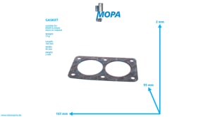 GASKET - 04002060 suitable for MWM & Deutz engines