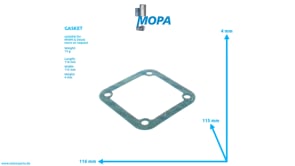 GASKET - 04015710 suitable for MWM & Deutz engines