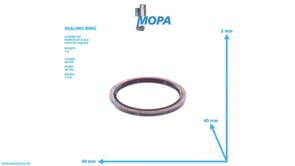 SEALING RING - 06566310126 suitable for MAN D engines