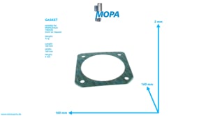 GASKET - 12129333 suitable for MWM & Deutz engines GASKET - 12129333 suitable for MWM & Deutz engines