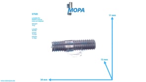 STUD - 12156825 suitable for MWM & Deutz engines
