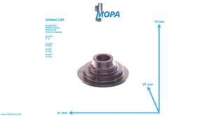 SPRING CAP - 12163201 suitable for MWM & Deutz engines