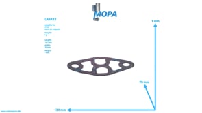 GASKET - 3551840780 suitable for MTU engines
