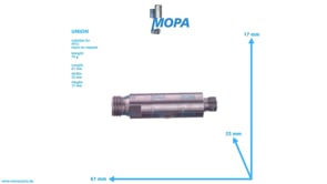 STUTZEN - 5030610083 passend für MTU Motoren