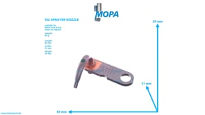 OIL SPRAYER NOZZLE - 51016015111 suitable for MAN D-engines