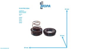 FLOATING SEAL - 51065200056 suitable for MAN D engines