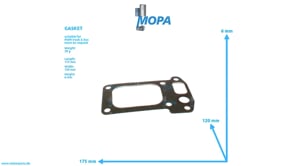 GASKET - 51089010105 suitable for MAN D engines