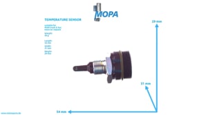 TEMPERATURE SENSOR - 51274210077 suitable for MAN D engines