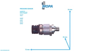 PRESSURE SENSOR - 51274210237 suitable for MAN D-engines PRESSURE SENSOR - 51274210237 suitable for MAN D-engines