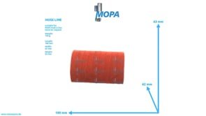 HOSE LINE - 51963300401 suitable for MAN D engines