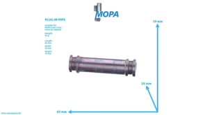 PLUG-IN PIPE - 51981820131 suitable for MAN D engines