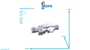RUECKSCHLAGVENTIL - 5551800132 passend für MTU Motoren