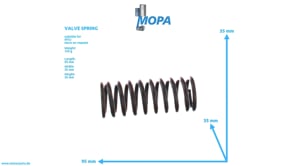 VENTILFEDER - 5800530120 passend für MTU Motoren