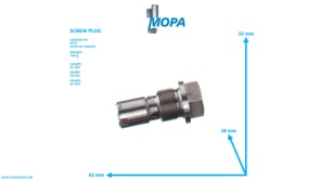 VERSCHLUSSSCHRAUBE - 5809970132 passend für MTU Motoren