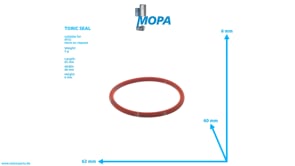 TORIC SEAL - 700429054000 suitable for MTU engines TORIC SEAL - 700429054000 suitable for MTU engines