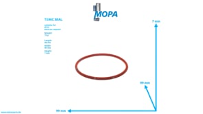 TORIC SEAL - 700429090000 suitable for MTU engines TORIC SEAL - 700429090000 suitable for MTU engines