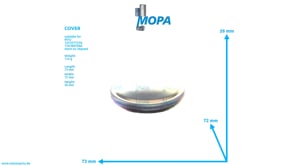 COVER - 0000181802 suitable for MTU engines