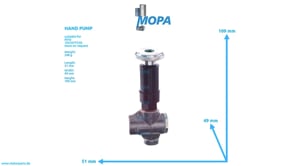 HAND PUMP - 0000911390 suitable for MTU engines HAND PUMP - 0000911390 suitable for MTU engines