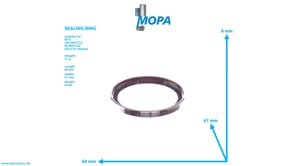 SEALING RING - 0002034480 suitable for MTU engines