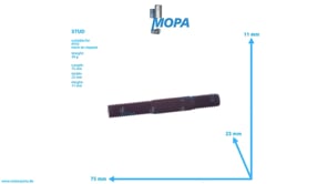 STIFTSCHRAUBE - 000835010109 passend für MTU Motoren