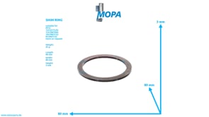 PASSSCHEIBE - 000988063100 passend für MTU Motoren