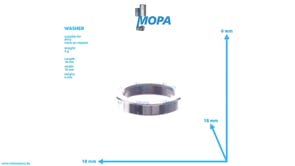 WASHER - 0019908740 suitable for MTU engines