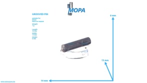 GROOVED PIN - 01100914 suitable for Deutz engines