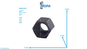 UNION NUT - 01101317 suitable for Deutz engines