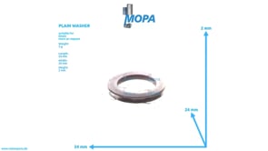 PLAIN WASHER - 01107556 suitable for Deutz engines