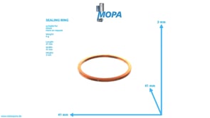 SEALING RING - 01118804 suitable for Deutz engines