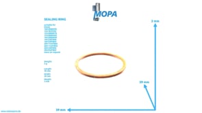 SEALING RING - 01118801 suitable for Deutz engines
