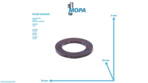 PLAIN WASHER - 01144507 suitable for Deutz engines