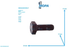 HEXAGON BOLT - 01148456 suitable for Deutz engines