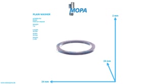 PLAIN WASHER - 01183825 suitable for Deutz engines