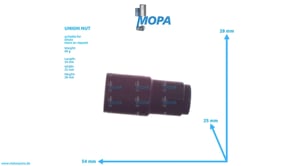 UNION NUT - 01298480 suitable for Deutz engines
