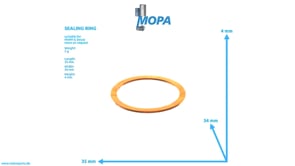 SEALING RING - 02000514 suitable for MWM & Deutz engines SEALING RING - 02000514 suitable for MWM & Deutz engines