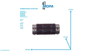 RUBBER BEAD COUPLING - 02122596 suitable for MWM & Deutz engines