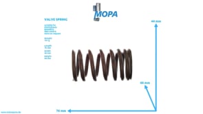 VALVE SPRING - 02154473 suitable for MWM & Deutz engines