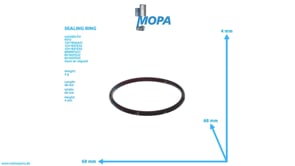 SEALING RING - 0249972848 suitable for MTU engines