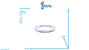 PLAIN WASHER - 03379713 suitable for MWM & Deutz engines