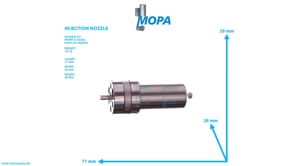 INJECTION NOZZLE - 04079765 suitable for MWM & Deutz engines