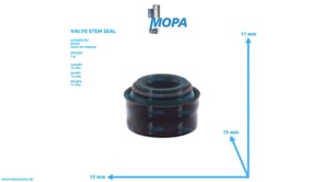VALVE STEM SEAL - 04153728 suitable for Deutz engines