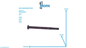HEX SHOULDER STUD - 06010149125 suitable for MAN D engines