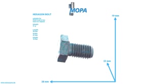 SECHSKANTSCHRAUBE - 06012835313 passend für MAN D-Motoren