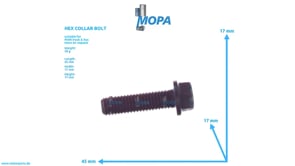 HEX COLLAR BOLT - 06022020205 suitable for MAN D-engines
