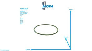 TORIC SEAL - 06569362709 suitable for MAN D engines