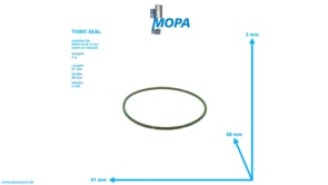 TORIC SEAL - 06569362946 suitable for MAN D engines