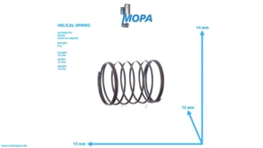 HELICAL SPRING - 12019934 suitable for Deutz engines