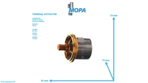 THERMAL ACTUATOR - 12028434 suitable for MWM & Deutz engines