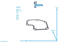GASKET - 12158513 suitable for Deutz engines